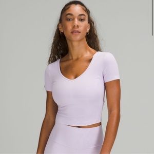 Lavender Dew Lululemon Align Tee